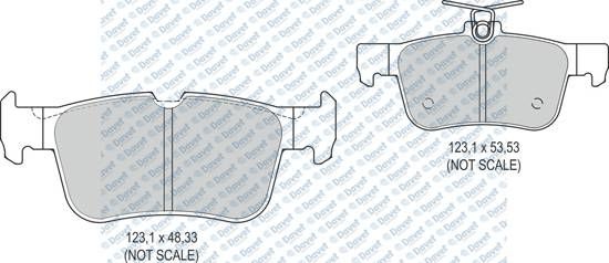 FREN BALATASI ARKA WVA 22231-22531-25798-25799 FOCUS IV GALAXY III KUGA II-III 1.5 2.0 2.0TDCI. 2.0 2015> MONDEO V 1.0 1.5TDCI 1.6TDCI HONDA CIVIC 2017>