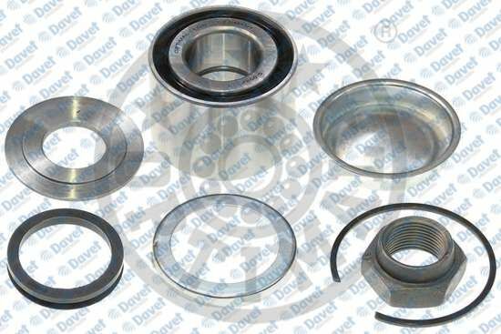 ARKA TEKER RULMANI [KIT] C2 C3 SAXO XSARA P106 P206 P206+ P306 P1007 1.4HDI 1.6 HDI