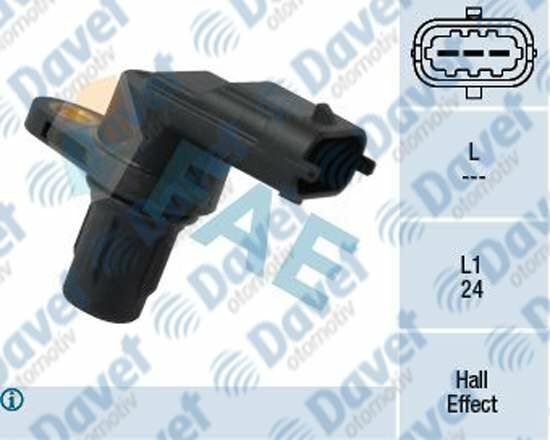 EKSANTRIK MIL SENSORU FIAT DUCATO 2.8 JTD  IVECO DAILY III 01-06 JUMPER BOXER 2.8HDI 02> 3.0HDI 06->
