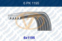 GMB 6PK1195 - KANALLI V-KAYISI T5 1.9TDI 03-09 GALAXY 1.9TDI 00-06 SHARAN 1.9TDI 00-10 GOLF IV 1.9TDI 1.6 97-04 6PK1195