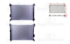 SU RADYATORU BRAZING MT 378X500X16 MM | HYUNDAI I20 1.4. 1.6 08> | WISCO