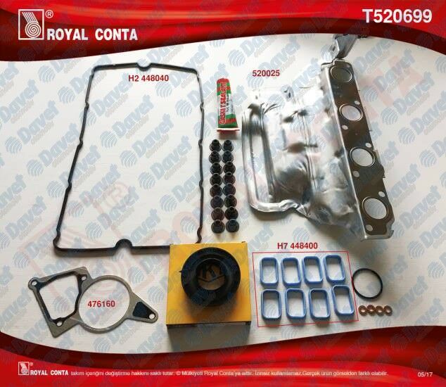 UST TAKIM CONTA SKT KECELI S.LASTIKLI PEUGEOT BOXER JUMPER 2.2HDI FORD TRANSIT V347 2.2TDCI 06=> SKC.SIZ