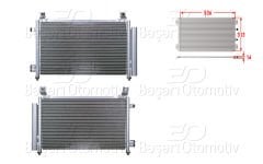 KLIMA RADYATORU 536X313X16 | CHEVROLET SPARK 1.0. 1.2 05> | WISCO