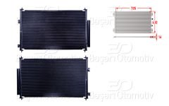 KLIMA RADYATORU 705X410X16 | TOYOTA RAV4 05> | WISCO