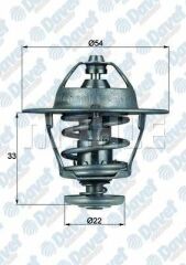 TERMOSTAT 85C CORSA B-C-ASTRA F-G-H-VECTRA B 1.5D 1.7DT