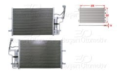 KLIMA RADYATORU 600X381X16 | MAZDA3 5 1.3 1.6 2.0 2.3 03-08 | WISCO