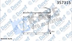 KONDENSER FORD TRANSIT COURIER 1.0 ECOBOOST 14- TOURNEO COURIER 1.0 ECOBOOST 14-   ####