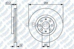 FREN DISKI ON HAVALI 280MM PUNTO 09-> GRANDE PUNTO 05-> PUNTO EVO 08-12 CORSA D 06-> CORSA E 14->