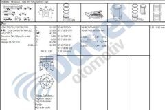 MOTOR PISTON SEGMAN 89.00MM STD RENAULT MASTER 2.5 DCI G9U MOVANO 2.5CDTI