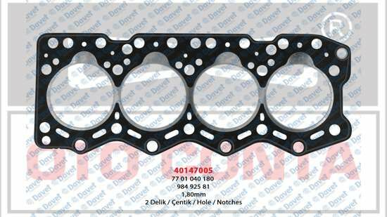 SILINDIR KAPAK CONTASI 1.80MM - 3 CENTIK DUCATO - MASTER -TRAFIC 89>01 MOVANO 98>00 S8U 2.5 DUZ