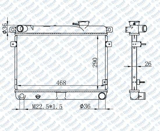 MOTOR SU RADYATORU BRAZING M131-DKS