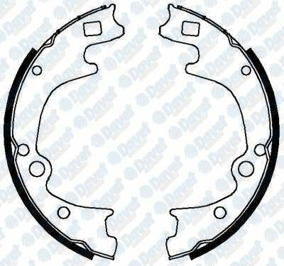ARKA FREN BALATASI PABUCLU H100 KAMYONET 2.5D 2.5TD 04=> KIA BONGO K2500-K2700 03-> 220X56.50MM
