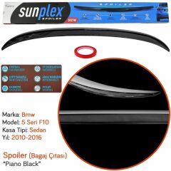 SPO-BMW 5 F 10  SPOİLER PİANO BLACK (ENJEKSİY |  | SPOİLER GRUBU