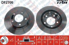 ARKA FREN DISKI AYNASI DUZ MAZDA 626 2.0 FS 92>97 MX 6 2.0 2.5 2 5 92>97 261X5