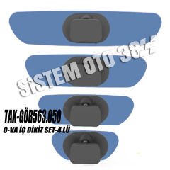 TAK-GÖR 563.050 O-VA İÇ DİKİZ SET-4 LÜ SADE AYNA |  | AYNALAR