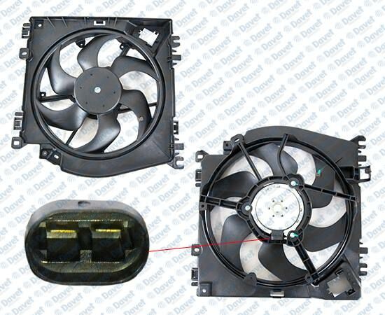 FAN MOTORU DAVLUMBAZLI TEKLI CLIO III - MODUS -TWINGO II - MICRA 1.2 16V / 1.5 DCI / 1.6 16V /2.0 1