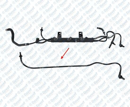 YAKIT HORTUMU FIAT DOBLO 1.3 MULTIJET BRAKET HARIC