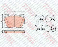 ON FREN BALATASI MERCEDES W205 AMG 4-MATIC 15>18 W213 AMG 4-MATIC 16> C257 AMG 4-MATIC 18>