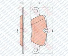ARKA FREN BALATASI TOUREG 11> AUDI Q7 PORCHE CARRERA 12> PANAMERA 13>