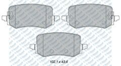 FREN BALATASI ARKA VWA 26487-26488-26489 HYUNDAI TUCSON NX4E NX4A 2020> KIA SPORTAGE V NQ5 2021>
