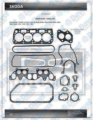 MOTOR TAKIM CONTA KECESIZ FAVORIT FORMEN FELICIA 1.6MM