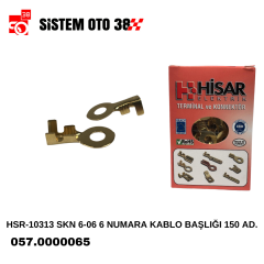 HSR-10313 SKN 6-06 6 NUMARA KABLO BAŞLIĞI 150 AD. |  | MUHTELİF ÜRÜNLER