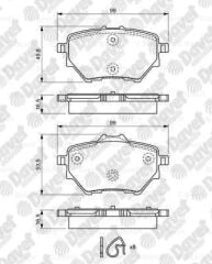 FREN BALATASI ARKA WVA 25839 16.5 MM P308 II 1.2VTI 1.2THP 1.6 2.0HDI 13- P508 18> C4 PICASSO 13- DISK CAPI 268mm