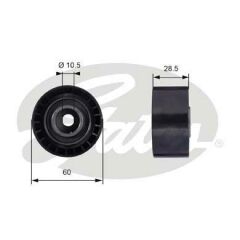 EKSANTRIK GERGI RULMANI ORTA ESCORT V-VI-VII 92-99-FIESTA III 92-95-MONDEO 1.6I 16V-1.8I 16V