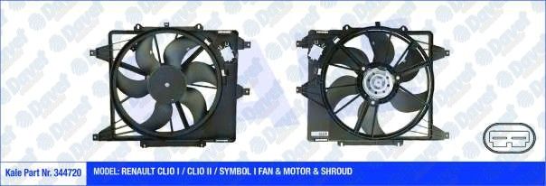 FAN MOTORU RENAULT CLIO I / CLIO II / SYMBOL I FAN-MOTOR-DAVLUMBAZ
