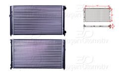SU RADYATORU MEKANIK MT 525X320 MM | VW GOLF3 VENTO ECO 1.8 91-97 | AUTOLUX
