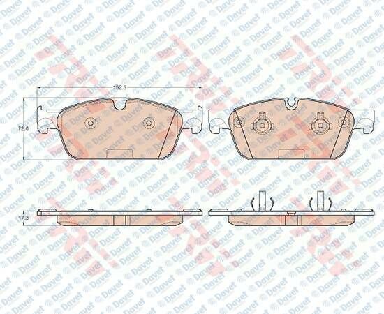 ON FREN BALATASI MERCEDES X166 12>15 W166 15>18 C292 15>19