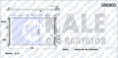 KLIMA RADYATORU CIVIC VIII AL/AL 653X378X16 KURUTUCU ILE