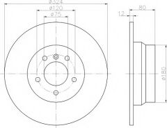 Fren Aynası Arka 3.0/d-4.4 M57N/62 E53 Bmw 2003-06