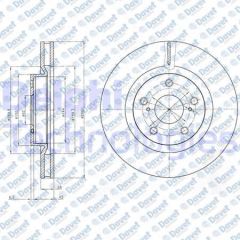FREN DISKI ON CAMRY 06>11 RAV4 05>12 HAVALI 296MM   ####