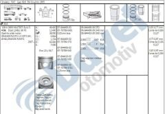 MOTOR PISTON  SEGMAN 69.60MM STD OPEL ASTRA J CORSA D FIAT GRANDE PUNTO 1.3CDTI 16V LINEA GRANDE PUNTO 199A3000 MTJ EURO 5 Z13 DTH-A13DTE EURO 5 16V 4 SIL. DIZEL 1248 CC-66KW 90 PS 17.6:1