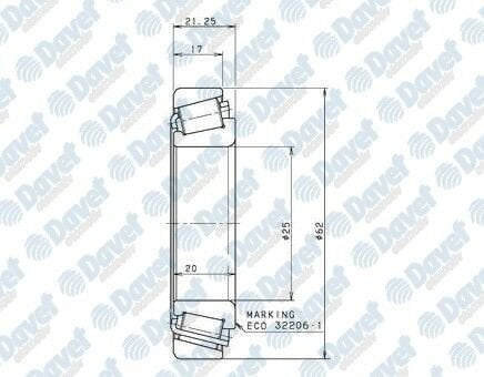 SANZIMAN RULMANI MASTER II MOVANO II EC35483NTN