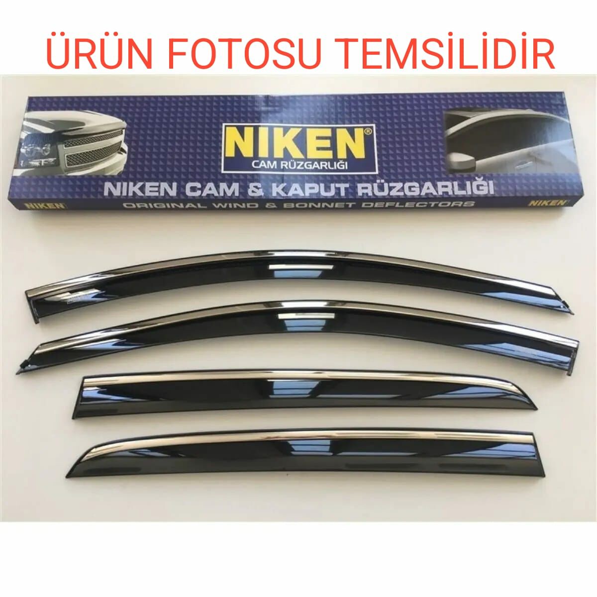 NİKEN HONDA CRV 2012- KROMLU CAM RÜZ. 4LÜ |  | KROMLU CAM RÜZGARLIKLARI