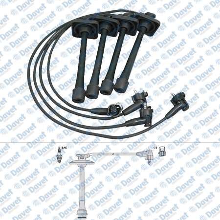 BUJI KABLOSU  TOYOTA AVENSIS - CARINA 2.0I 16V - CORONA ST191 92>97 2.0 16V 3SFE