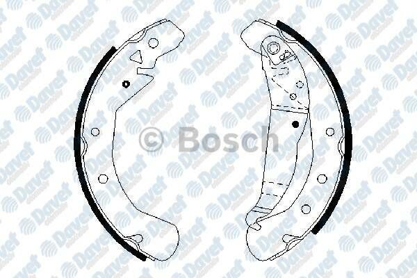 ARKA FREN BALATASI PABUCLU ASTRA F 91-98 - ASTRA G 98-05 ASTRA H 04-> COMBO 01-> VECTRA B-ZAFIRA A INCE TIP 230x42mm