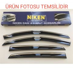 NİKEN NISSAN QASHQAI 2007-2014 KROMLU CAM RÜZ. 4LÜ |  | KROMLU CAM RÜZGARLIKLARI