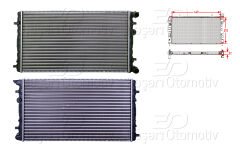 SU RADYATORU MEKANIK MT-AT 648X378 MM | VW NEW BEETLE 1.4 1.6 1.8 1.9 TDI | AUTOLUX