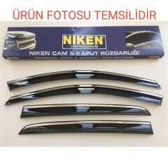 NİKEN NISSAN QASHQAI 15-19 KROMLU CAM RÜZ. 4LÜ |  | KROMLU CAM RÜZGARLIKLARI