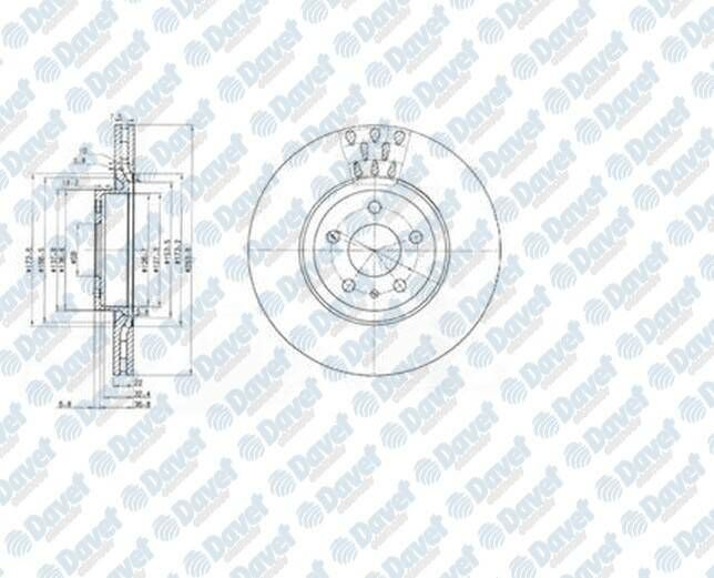 ON FREN DISKI 5 BIJON DOBLO III-EGEA 1,3-1,6-2,0 10- DOBLO 1,6 10- ALFA ROMEO 147-156