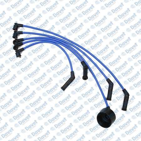 BUJI KABLOSU TAKIM MAVI SILIKON 7MM HYUNDAI ACCENT 1.3 LPG`LI ARACLARA OZEL