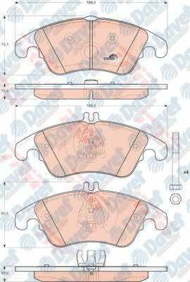 ON FREN BALATASI MERCEDES W204 C280-C280-C350-C350-C320 07>11> S204 C204 11>C218 11> X218 W212 S212 A207