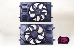 FAN MOTORU DAVLUMBAZLI (410 MM-4 FIS-7 KANAT-450W) | AUDI A3 Q2 SEAT ATECA LEON SKODA KAROQ KODIAQ OCTAVIA SUPERB VW ARTEON GOLF7 7.5 PASSAT TIGUAN 1.0 TSI 1.0 TFSI 1.2 TSI 1.2 TFSI 1.4 TSI 1.4 TFSI 1.5 TSI 1.5 TFSI 1.6 TDI 2.0 TDI 13 > | WISCO