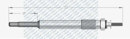 KIZDIRMA BUJISI 11V PARTNER-P206-P306-P307-P407-DUCATO 2.0 - GRAND VITARA I 2.0 HDI