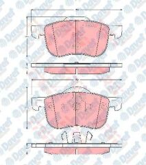 ON FREN BALATASI VOLVO S60 00-10 S80 98-06 V70 97-07 XC70 00-07 S70 97-00