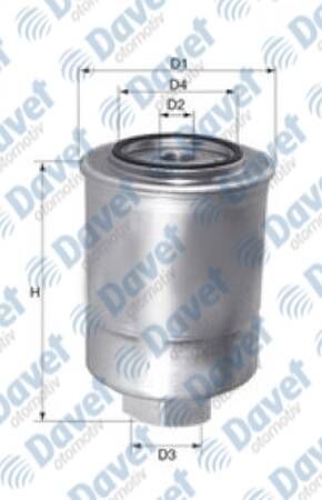 YAKIT FILTRESI CITROEN C4 - AIRCROSS 1.8 HDI - MITSUBISHI ASX 1.8 DI-D   ####