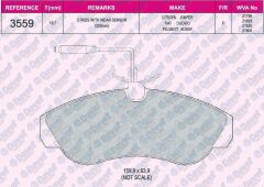 FREN BALATASI ON WVA 21800 DUCATO BOXER JUMPER 1800KG 94-02